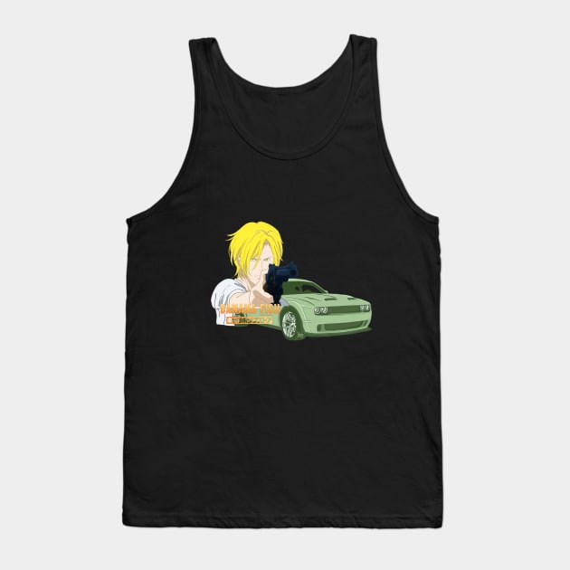 Banana Fish Ash Lynx Dodge Challenger Tank Top by UrbaneWanderlust